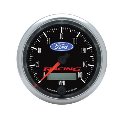 Auto Meter - Auto Meter Gauge; Speedometer; 3 3/8in.; 160mph; Elec. Programmable; Ford Racing 880082