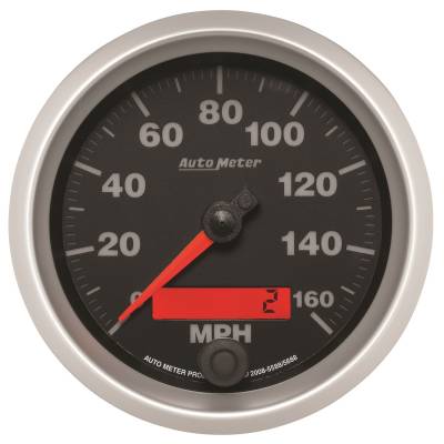 Auto Meter - Auto Meter Gauge; Speedometer; 3 3/8in.; 160mph; Elec. Programmable; Elite 5688