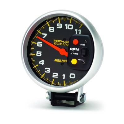 Auto Meter - Auto Meter Gauge; Tachometer; 5in.; 11k RPM; Pedestal w/Peak Memory; Pro-Comp 6811