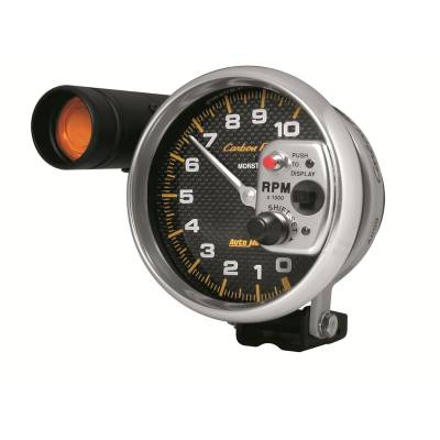 Auto Meter - Auto Meter Gauge; Tachometer; 5in.; 10k RPM; Pedestal w/ext. Shift-Lite; Carbon Fiber 4899