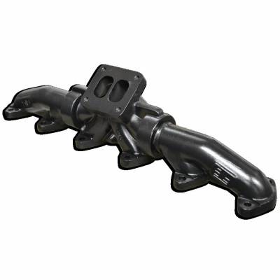 ATS Diesel - BIG FOOT (T4 Flange) Pulse Flow Exhaust Manifold, 3-Piece - 1994 - Early 98 Dodge 5.9L 12V