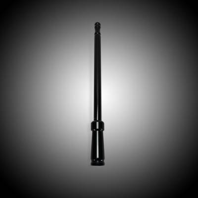 Recon Lighting - Extended Range Aluminum 12" Shorty Antenna - Universal Fitment Fits All Makes & Models w/ OEM Factory Threaded Antenna - BLACK
