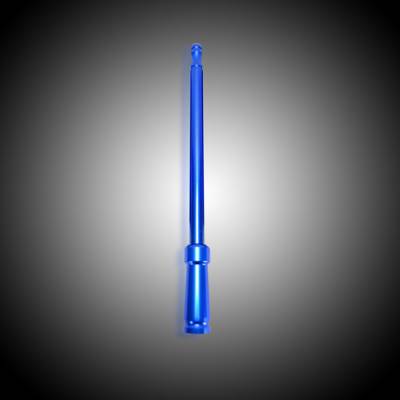 Recon Lighting - Extended Range Aluminum 12" Shorty Antenna - Universal Fitment Fits All Makes & Models w/ OEM Factory Threaded Antenna - BLUE