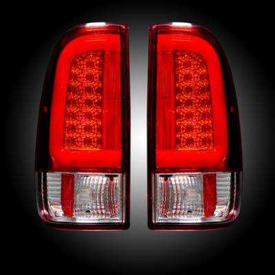 Recon Lighting - Ford Superduty F250HD/350/450/550 08-16 OLED TAIL LIGHTS - Red Lens