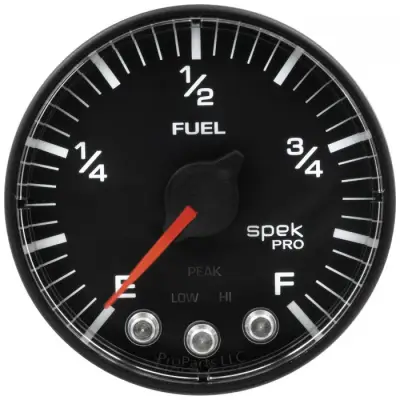 Auto Meter - Auto Meter Gauge; Fuel Level; 2 1/16in.; 0-270 Programmable; Blk; Spek-Pro P312328