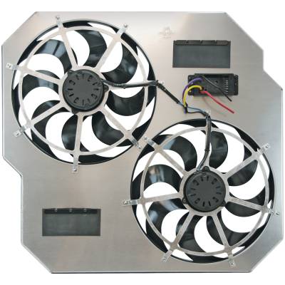 Flex-A-Lite Fan Electric 15" dual shrouded puller w/ variable speed control 264