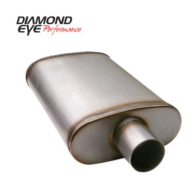 Diamond Eye Performance PERFORMANCE DIESEL EXHAUST PART-3.5in. 409 STAINLESS STEEL PERFORMANCE PERFORATE 360010