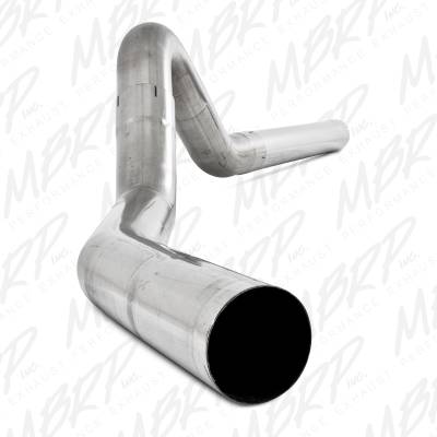Exhaust Systems / Manifolds - Turbo Back Single - MBRP Exhaust - MBRP Exhaust 4" Filter Back, Single - No Muffler, T409 S6120SLM
