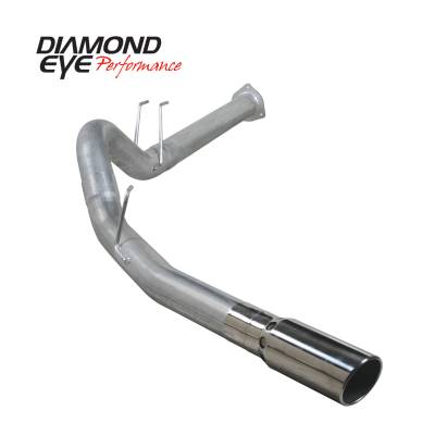 Diamond Eye Performance 2011-2014 FORD 6.7L POWERSTROKE F250/F350 4" DPF BACK SINGLE ALUMINIZED K4376A