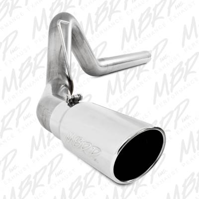 Exhaust Systems / Manifolds - Turbo Back Single - MBRP Exhaust - MBRP Exhaust 4" Filter Back, Single Side Exit, T409 S6120409