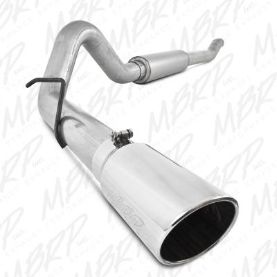 MBRP Exhaust 4" Cat Back, Single Side (Stock Cat) Exit, AL S6208AL