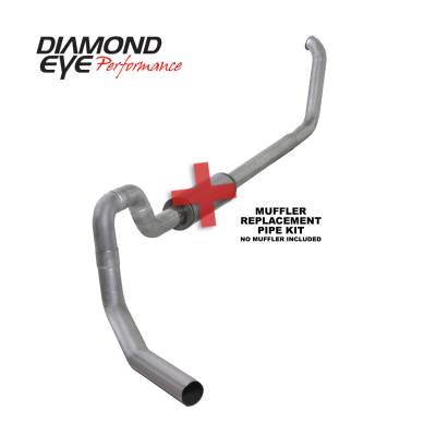 Diamond Eye Performance 2001-2002 FORD 7.3L POWERSTROKE EXCURSION-4in. ALUMINIZED-PERFORMANCE DIESEL EXH K4332A-RP