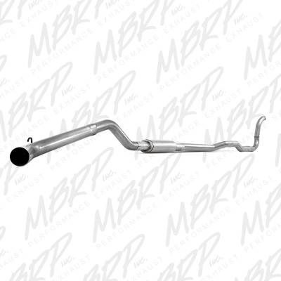MBRP Exhaust 4" Turbo Back, Single Side (4WD only), AL S6150P