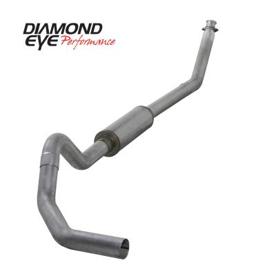 Exhaust Systems / Manifolds - Turbo Back Duals - Diamond Eye Performance - Diamond Eye Performance 1994-2002 DODGE 5.9L CUMMINS 2500/3500 (ALL CAB AND BED LENGTHS)-4in. ALUMINIZED K4212A