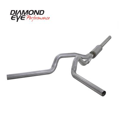 Exhaust Systems / Manifolds - Turbo Back Single - Diamond Eye Performance - Diamond Eye Performance 2004.5-2007.5 DODGE 5.9L CUMMINS 2500/3500 (ALL CAB AND BED LENGTHS)-4in. ALUMIN K4236A