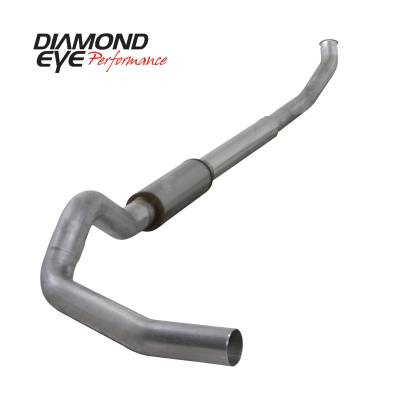 Exhaust Systems / Manifolds - Turbo Back Duals - Diamond Eye Performance - Diamond Eye Performance 2003-2004.5 DODGE 5.9L CUMMINS 2500/3500 (ALL CAB AND BED LENGTHS)-5in. ALUMINIZ K5222A