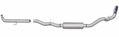 Exhaust Systems / Manifolds - Turbo Back Duals - Gibson Performance Exhaust - Gibson Performance Exhaust Cat-Back Single Exhaust System, Aluminized 315544
