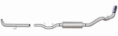 Exhaust Systems / Manifolds - Turbo Back Duals - Gibson Performance Exhaust - Gibson Performance Exhaust Cat-Back Single Exhaust System, Aluminized 315591