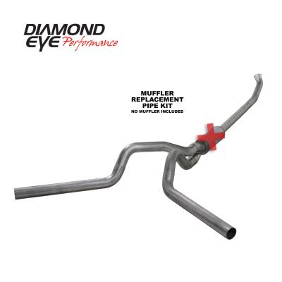 Exhaust Systems / Manifolds - Turbo Back Duals - Diamond Eye Performance - Diamond Eye Performance 2003-2004.5 DODGE 5.9L CUMMINS 2500/3500 (ALL CAB AND BED LENGTHS)-4in. 409 STAI K4220S-RP