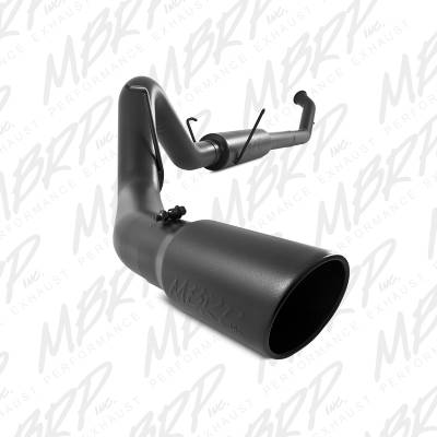 MBRP Exhaust 4"Turbo Back, Single Side Exit, Black Coated S6126BLK