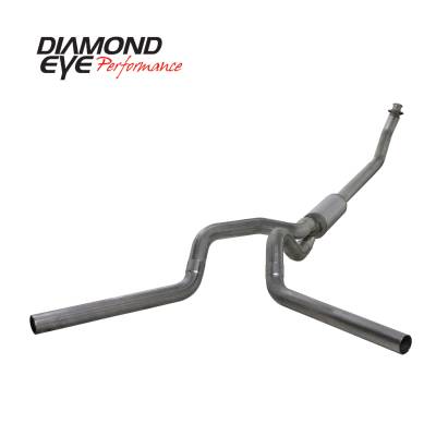 Exhaust Systems / Manifolds - Turbo Back Single - Diamond Eye Performance - Diamond Eye Performance 1994-2002 DODGE 5.9L CUMMINS 2500/3500 (ALL CAB AND BED LENGTHS)-4in. 409 STAINL K4214S