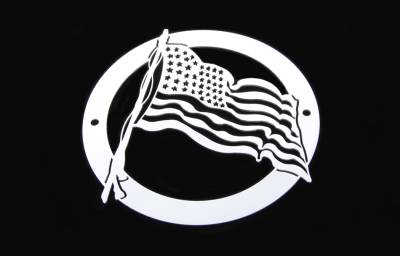 Exterior Accessories - Logos / Emblems - T-Rex - T-Rex Grill Logoz US Flag L1001