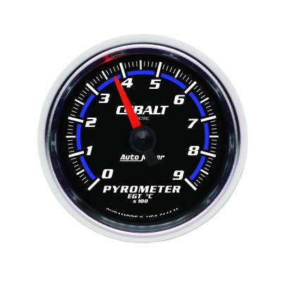 Auto Meter - Auto Meter Gauge; Pyrometer (EGT); 2 1/16in.; 900deg. C; Digital Stepper Motor; Cobalt 6144-M - Image 2