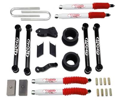 Suspension - Lift Kits - Tuff Country - Tuff Country COMPLETE KIT (W/SX6000 SHOCKS) DODGE RAM 4.5IN. 34021KH