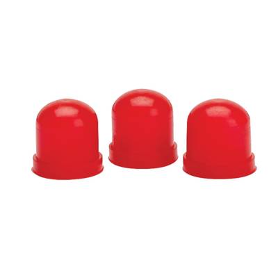 Auto Meter Light Bulb Boots; Red; qty. 3 3214