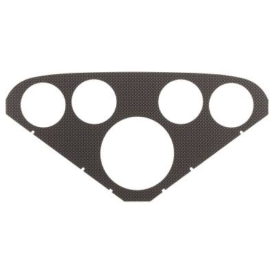 Auto Meter Faceplate for #2208; Optional; Carbon Look 2125