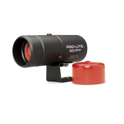 Auto Meter - Auto Meter Warning Light; Black Pro-Lite; Incl. red lens/night cover 3240 - Image 1