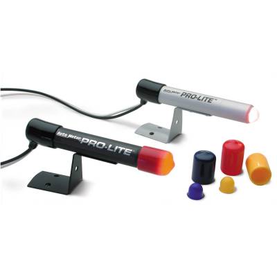Auto Meter Warning Light; Black Mini Pro-Lite; Incl. red; yellow; blue lenses/night covers 3239