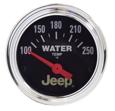 Auto Meter Gauge; Water Temp; 2 1/16in.; 250deg. F; Elec; Jeep 880241