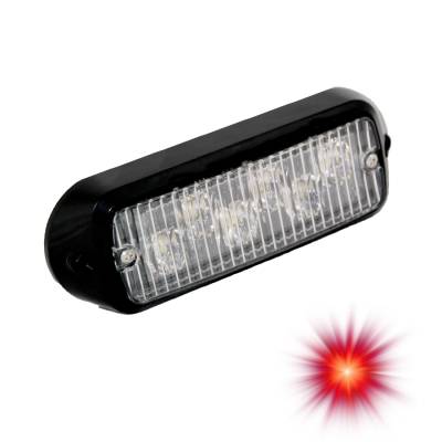 Oracle Lighting ORACLE 6 LED Undercover Strobe Light - Red 3404-003
