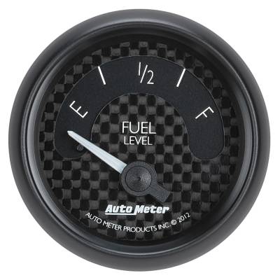 Auto Meter Gauge; Fuel Level; 2 1/16in.; 0E to 90F; Elec; GT 8014