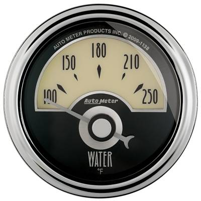 Auto Meter - Auto Meter Gauge; Water Temp; 2 1/16in.; 250deg. F; Elec; Cruiser AD 1136 - Image 2