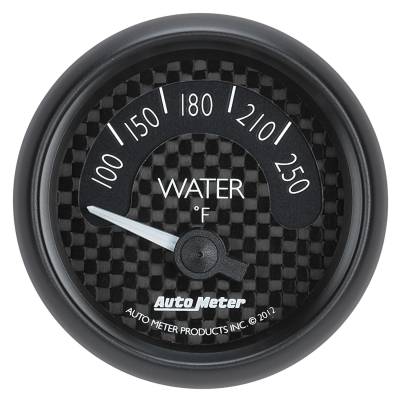 Auto Meter Gauge; Water Temp; 2 1/16in.; 250deg. F; Elec; GT 8037