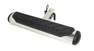 Go Rhino 4  Oval Hitch Step - Polished Stainless 460PS