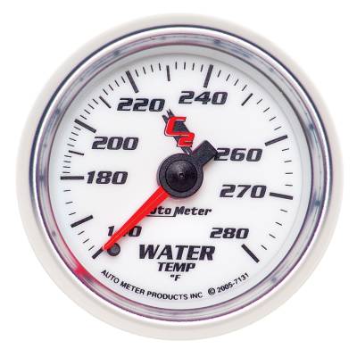 Auto Meter - Auto Meter Gauge; Water Temp; 2 1/16in.; 140-280deg. F; Mechanical; C2 7131 - Image 1