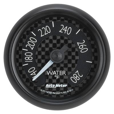 Auto Meter Gauge; Water Temp; 2 1/16in.; 280deg. F; Mech; GT 8031