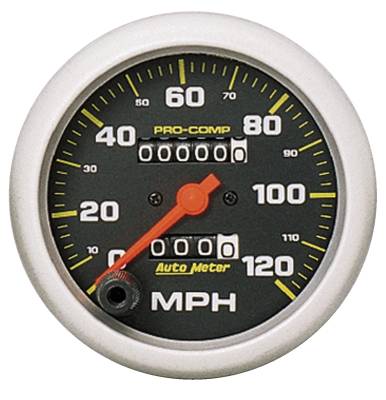 Auto Meter Gauge; Speedometer; 3 3/8in.; 120mph; Mechanical; Pro-Comp 5152