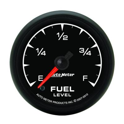 Auto Meter Gauge; Fuel Level; 2 1/16in.; 0-280 Programmable; ES 5910