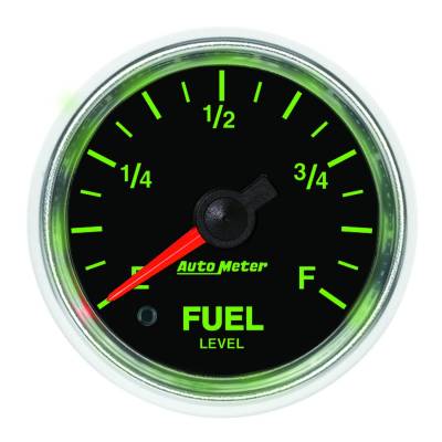 Auto Meter Gauge; Fuel Level; 2 1/16in.; 0-280 Programmable; GS 3810