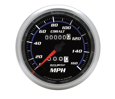 Auto Meter Gauge; Speedometer; 3 3/8in.; 160mph; Mechanical; Cobalt 6293