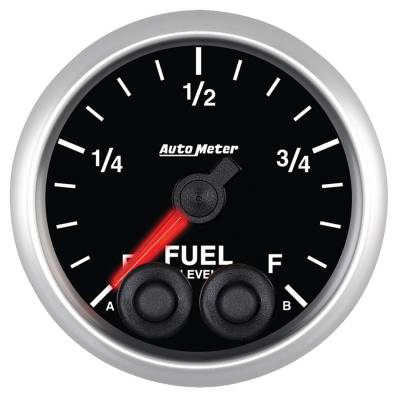 Auto Meter Gauge; Fuel Level; 2 1/16in.; 0-280 Programmable; Elite 5609