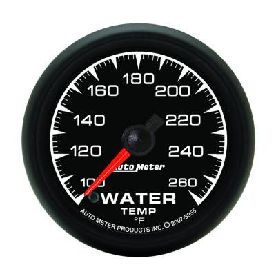 Auto Meter Gauge; Water Temp; 2 1/16in.; 100-260deg. F; Digital Stepper Motor; ES 5955