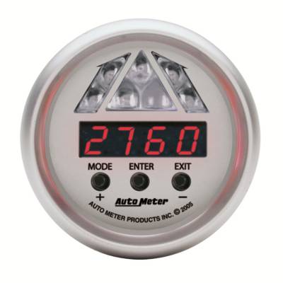 Shop by Category - Interior Accessories - Auto Meter - Auto Meter Gauge; Shift Light; Digital RPM w/Amber LED Light; DPSS Level 1; Ultra-Lite 4387