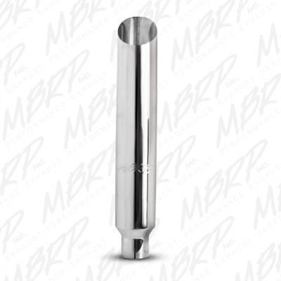 MBRP Exhaust 1 pc Stack  6" Angle Cut  36" Mirror Polished T304 B1610