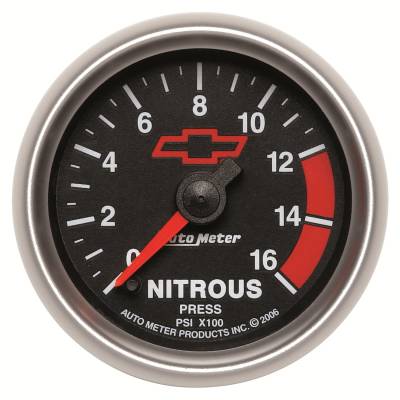 Auto Meter - Auto Meter Gauge; Nitrous Pressure; 2 1/16in.; 1600psi; Digital Stepper Motor; GM Bowtie Bl 3674-00406 - Image 2
