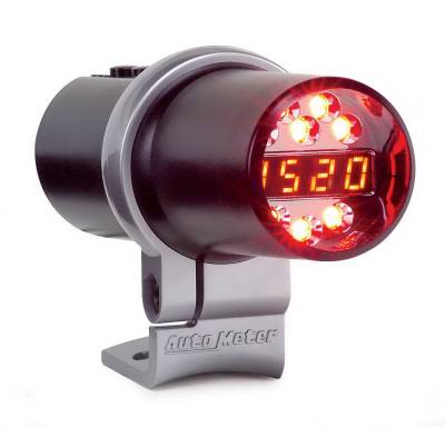 Shop by Category - Interior Accessories - Auto Meter - Auto Meter Shift Light; Dig w/Multi-Color LED; Blk; Pedestal w/RPM Playbk; DPSS Level 3 5350